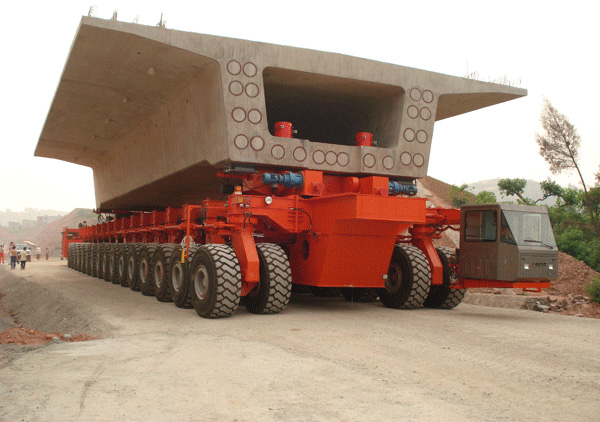 龍派輪胎式運(yùn)梁車(chē) 龍派輪胎式運(yùn)梁車(chē)